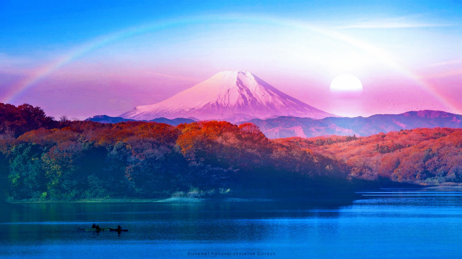 Csodálatos természet - szivárvánnyal